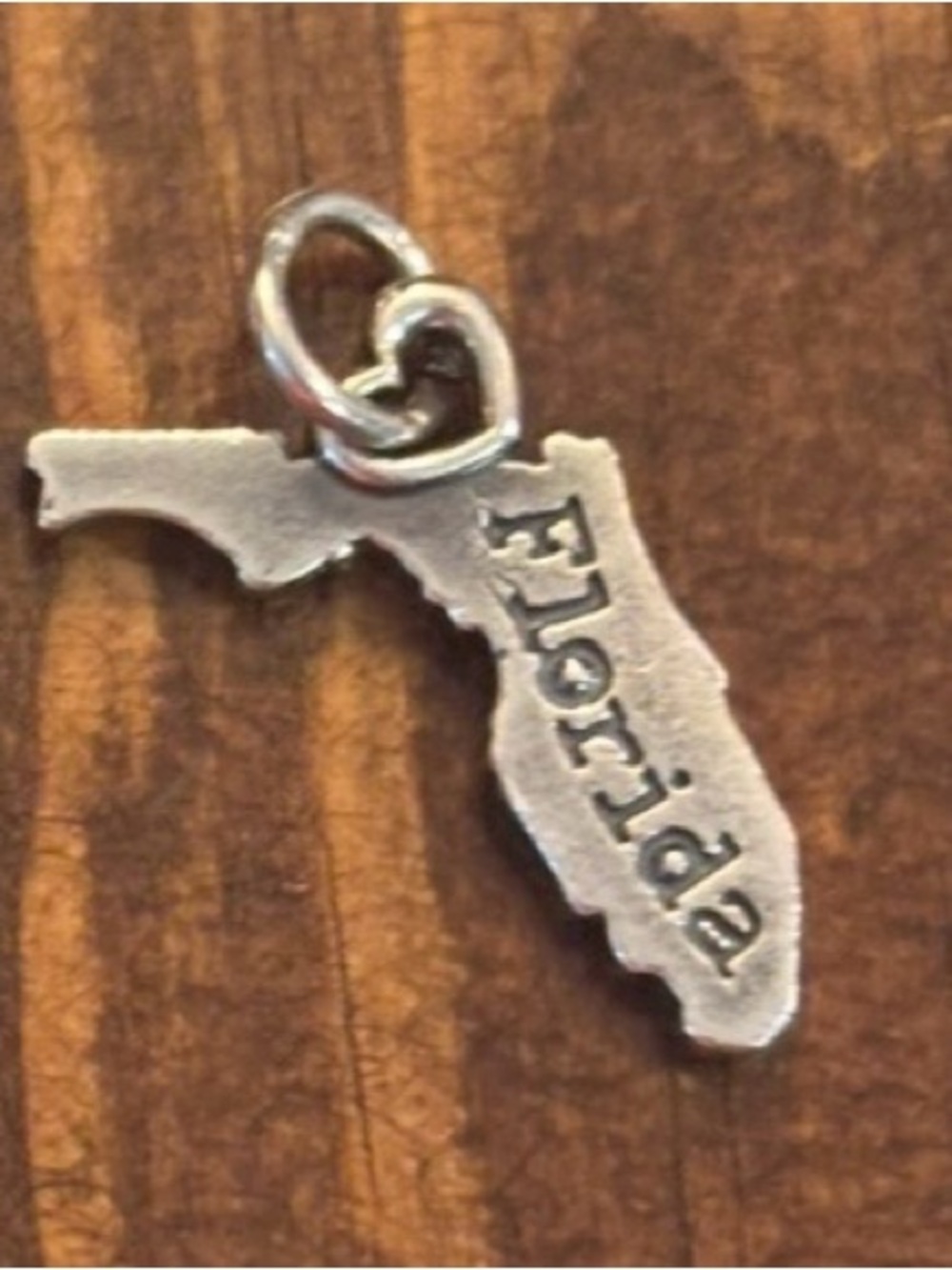 James Avery Sterling Florida State Charm - Silver (cut loop)